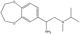 N-[2-amino-2-(3,4-dihydro-2H-1,5-benzodioxepin-7-yl)ethyl]-N-isopropyl-N-methylamine Structure