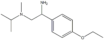 N-[2-amino-2-(4-ethoxyphenyl)ethyl]-N-isopropyl-N-methylamine 구조식 이미지