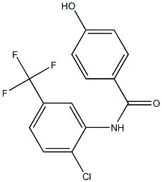 N-[2-chloro-5-(trifluoromethyl)phenyl]-4-hydroxybenzamide Structure