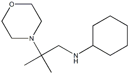 N-[2-methyl-2-(morpholin-4-yl)propyl]cyclohexanamine Structure