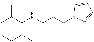 N-[3-(1H-imidazol-1-yl)propyl]-2,6-dimethylcyclohexan-1-amine 구조식 이미지