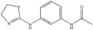 N-[3-(4,5-dihydro-1,3-thiazol-2-ylamino)phenyl]acetamide Structure