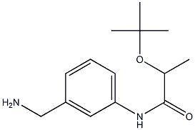 N-[3-(aminomethyl)phenyl]-2-(tert-butoxy)propanamide Structure