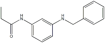 N-[3-(benzylamino)phenyl]propanamide 구조식 이미지