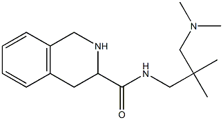 N-[3-(dimethylamino)-2,2-dimethylpropyl]-1,2,3,4-tetrahydroisoquinoline-3-carboxamide Structure