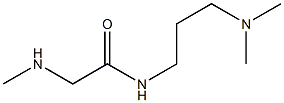 N-[3-(dimethylamino)propyl]-2-(methylamino)acetamide 구조식 이미지