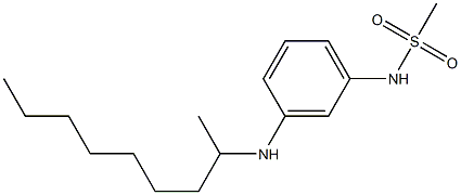 N-[3-(nonan-2-ylamino)phenyl]methanesulfonamide 구조식 이미지