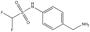 N-[4-(aminomethyl)phenyl]difluoromethanesulfonamide Structure