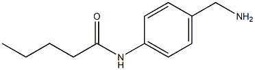 N-[4-(aminomethyl)phenyl]pentanamide 구조식 이미지