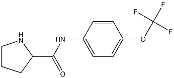 N-[4-(trifluoromethoxy)phenyl]pyrrolidine-2-carboxamide Structure