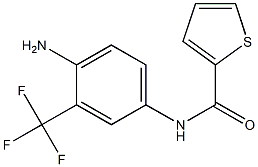 N-[4-amino-3-(trifluoromethyl)phenyl]thiophene-2-carboxamide 구조식 이미지