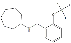 N-{[2-(trifluoromethoxy)phenyl]methyl}cycloheptanamine Structure