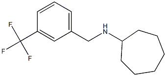 N-{[3-(trifluoromethyl)phenyl]methyl}cycloheptanamine Structure