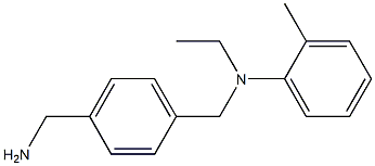 N-{[4-(aminomethyl)phenyl]methyl}-N-ethyl-2-methylaniline 구조식 이미지
