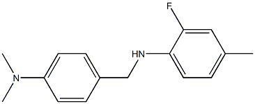 N-{[4-(dimethylamino)phenyl]methyl}-2-fluoro-4-methylaniline Structure