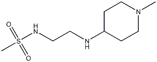 N-{2-[(1-methylpiperidin-4-yl)amino]ethyl}methanesulfonamide Structure