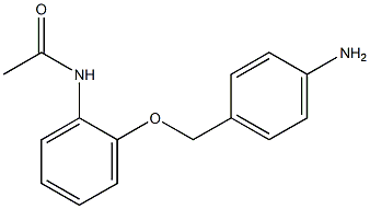 N-{2-[(4-aminobenzyl)oxy]phenyl}acetamide Structure