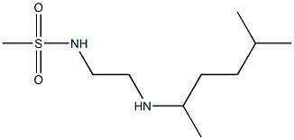 N-{2-[(5-methylhexan-2-yl)amino]ethyl}methanesulfonamide Structure