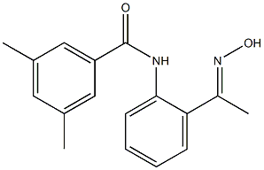 N-{2-[1-(hydroxyimino)ethyl]phenyl}-3,5-dimethylbenzamide Structure