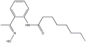 N-{2-[1-(hydroxyimino)ethyl]phenyl}octanamide Structure