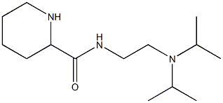 N-{2-[bis(propan-2-yl)amino]ethyl}piperidine-2-carboxamide 구조식 이미지