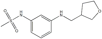 N-{3-[(oxolan-3-ylmethyl)amino]phenyl}methanesulfonamide 구조식 이미지