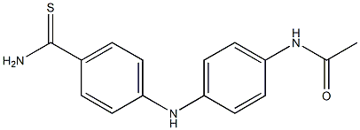 N-{4-[(4-carbamothioylphenyl)amino]phenyl}acetamide 구조식 이미지