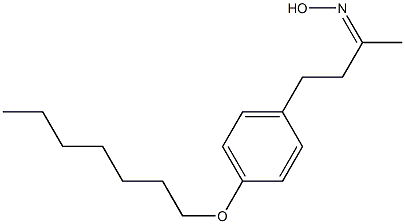 N-{4-[4-(heptyloxy)phenyl]butan-2-ylidene}hydroxylamine Structure