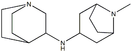 N-{8-methyl-8-azabicyclo[3.2.1]octan-3-yl}-1-azabicyclo[2.2.2]octan-3-amine 구조식 이미지
