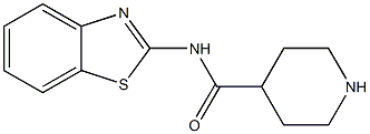 N-1,3-benzothiazol-2-ylpiperidine-4-carboxamide 구조식 이미지