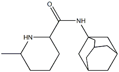 N-1-adamantyl-6-methylpiperidine-2-carboxamide Structure