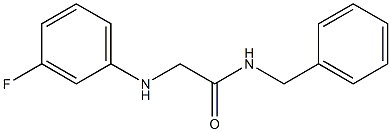 N-benzyl-2-[(3-fluorophenyl)amino]acetamide 구조식 이미지