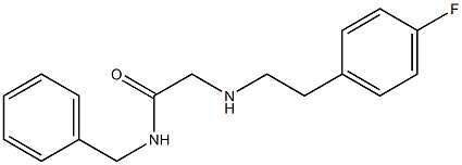 N-benzyl-2-{[2-(4-fluorophenyl)ethyl]amino}acetamide 구조식 이미지