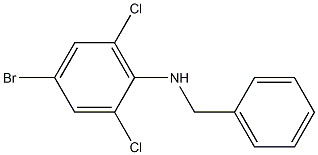 N-benzyl-4-bromo-2,6-dichloroaniline Structure