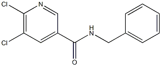 N-benzyl-5,6-dichloropyridine-3-carboxamide Structure