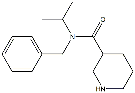 N-benzyl-N-(propan-2-yl)piperidine-3-carboxamide 구조식 이미지
