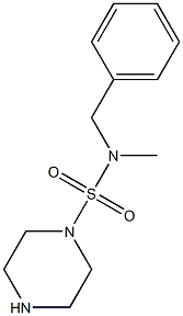 N-benzyl-N-methylpiperazine-1-sulfonamide 구조식 이미지