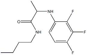 N-butyl-2-[(2,3,4-trifluorophenyl)amino]propanamide 구조식 이미지
