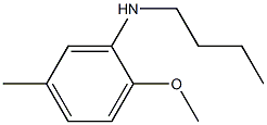 N-butyl-2-methoxy-5-methylaniline 구조식 이미지