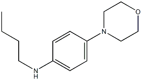 N-butyl-4-(morpholin-4-yl)aniline 구조식 이미지