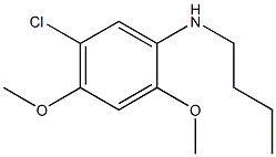 N-butyl-5-chloro-2,4-dimethoxyaniline 구조식 이미지