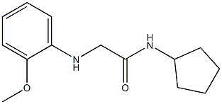 N-cyclopentyl-2-[(2-methoxyphenyl)amino]acetamide 구조식 이미지