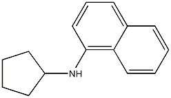 N-cyclopentylnaphthalen-1-amine 구조식 이미지