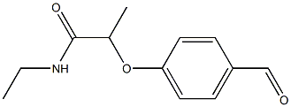 N-ethyl-2-(4-formylphenoxy)propanamide 구조식 이미지