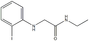 N-ethyl-2-[(2-iodophenyl)amino]acetamide 구조식 이미지