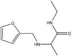 N-ethyl-2-[(furan-2-ylmethyl)amino]propanamide Structure