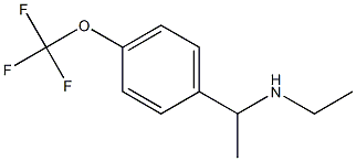 N-ethyl-N-{1-[4-(trifluoromethoxy)phenyl]ethyl}amine Structure