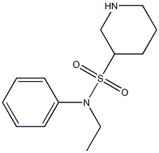 N-ethyl-N-phenylpiperidine-3-sulfonamide 구조식 이미지