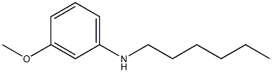 N-hexyl-3-methoxyaniline 구조식 이미지