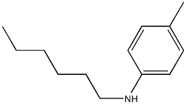 N-hexyl-4-methylaniline Structure